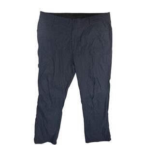 Orvis Mens Fleece Lined Tech Pants Black Hiking Outdoor Cargo Gorpcore 40x30